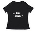 I?m Kind- of a Bad Bitch, a Black Women's Relaxed V-Neck Tee