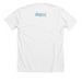 Respect my Flow&nbsp;, a Solid White Blend Premium Unisex Tee (back-view)