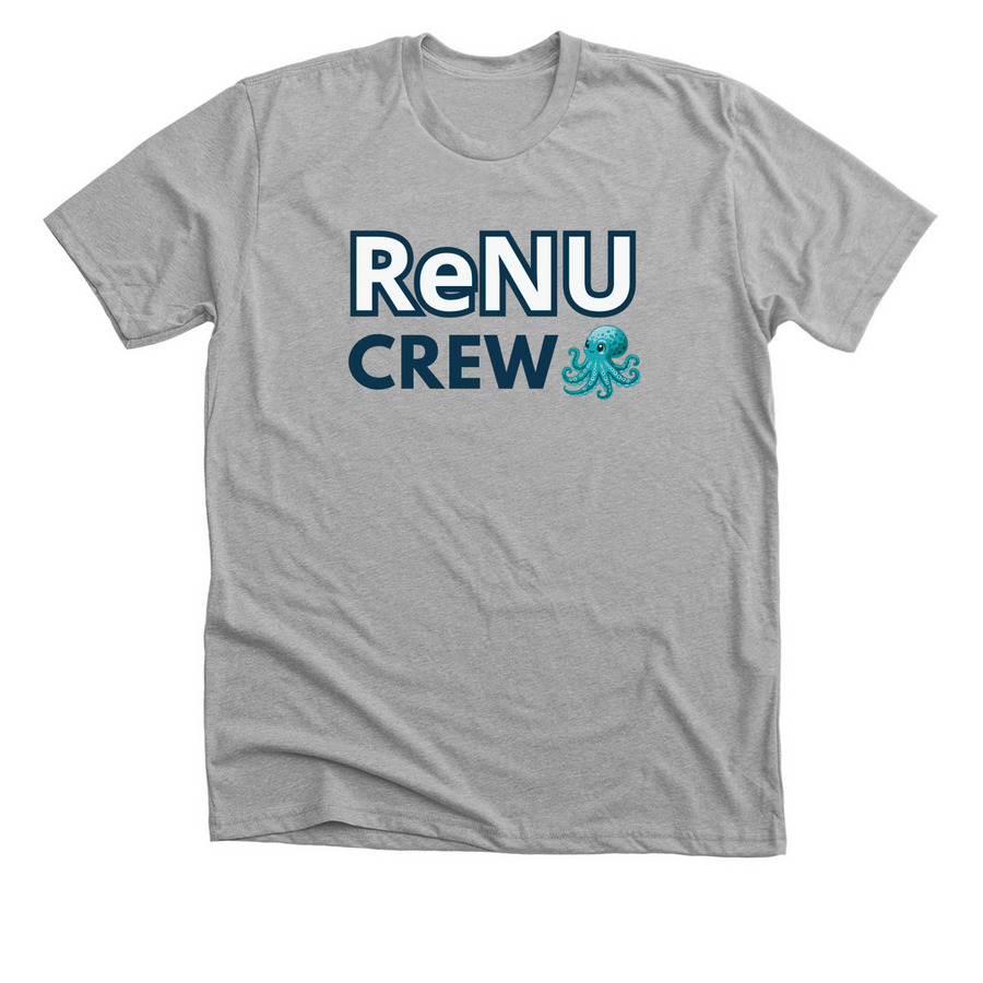 ReNU Crew, a Athletic Heather Premium Unisex Tee