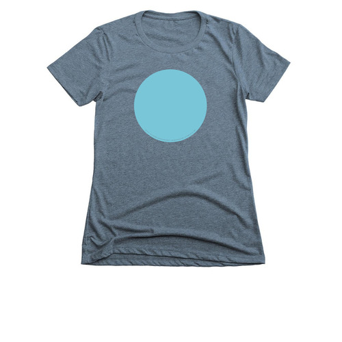 Pale Blue Dot, a Indigo Women's Slim Fit Tee