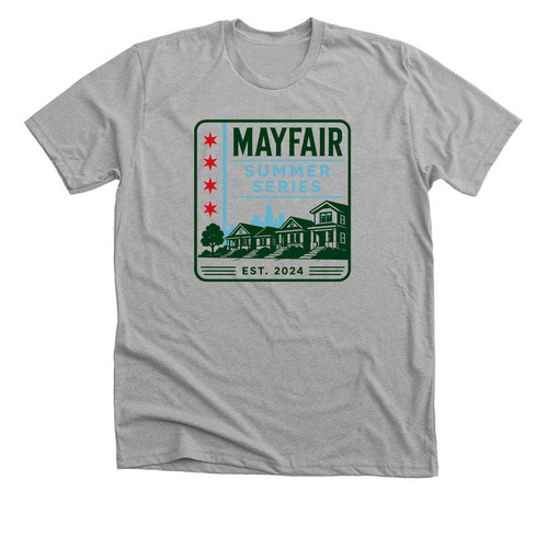 Mayfair SS Street Tops, a Athletic Heather Premium Unisex Tee