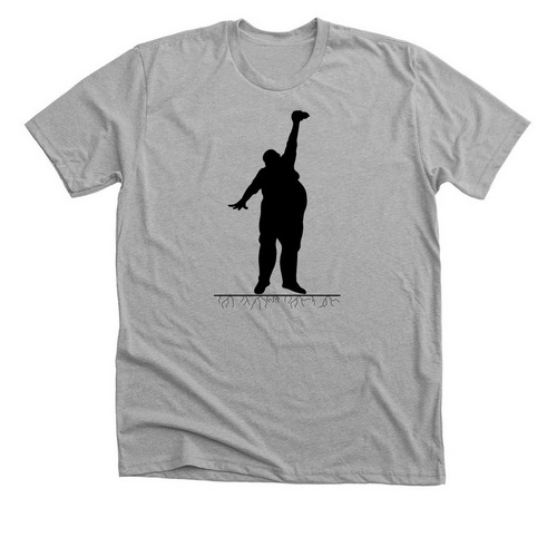 Da FatMan, a Athletic Heather Premium Unisex Tee