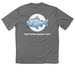 shirt with logo, a Grey Concrete Classic Performance Tee (back-view)