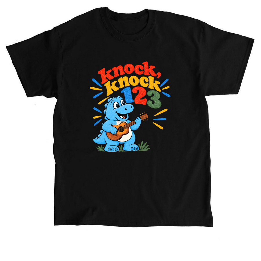 Adult Dino Only, a Black Classic Unisex Tee