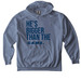 He's Bigger Than The Game., a Blue Jean Comfort Colors Pullover Hoodie