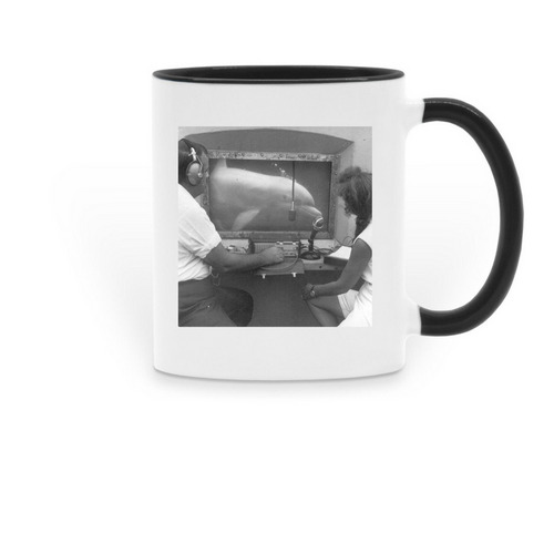 Signature Whistle Mug, a Black Two-Tone Ceramic Mug