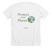 Earth Month!, a Solid White Blend Premium Unisex Tee (back-view)