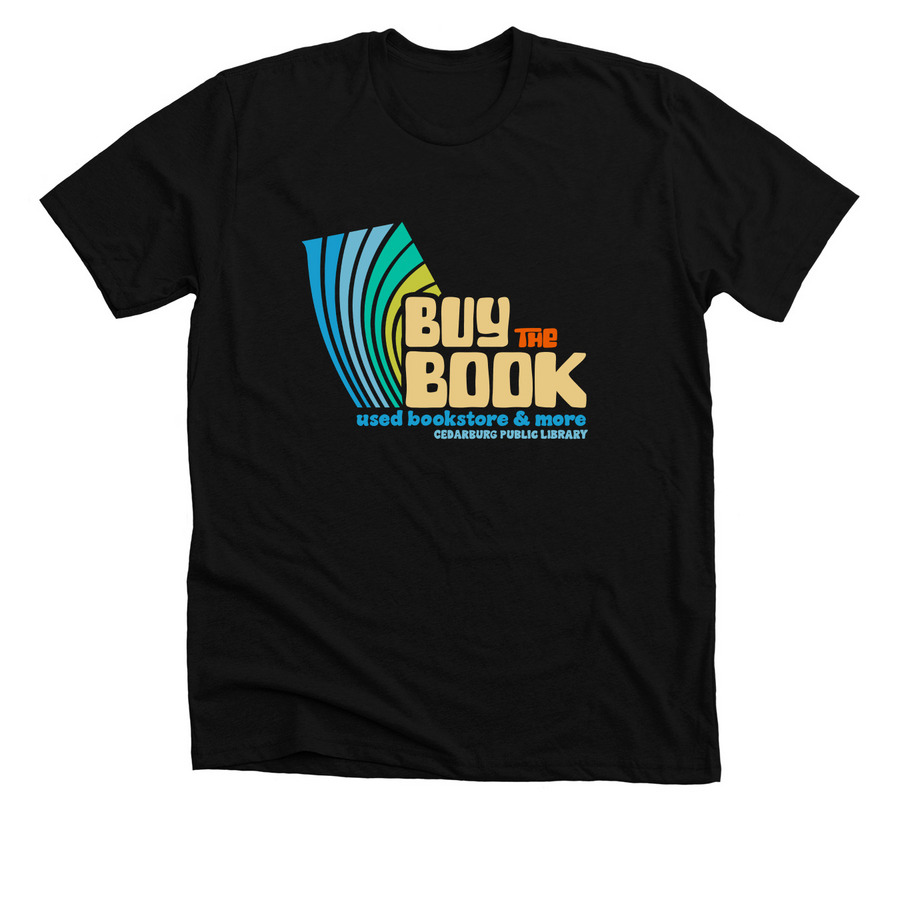 Buy the Book - Dark Color Styles, a Solid Black Blend Premium Unisex Tee