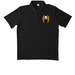 Bomb Wing Polo, a Black Unisex Performance Polo
