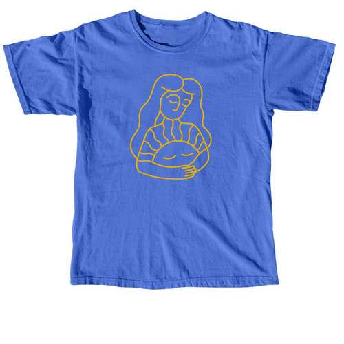 Sol Woman (Mustard), a Flo Blue Comfort Colors Unisex Tee