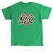 ADK Leopard Heart Tops, a Irish Green Classic Unisex Tee