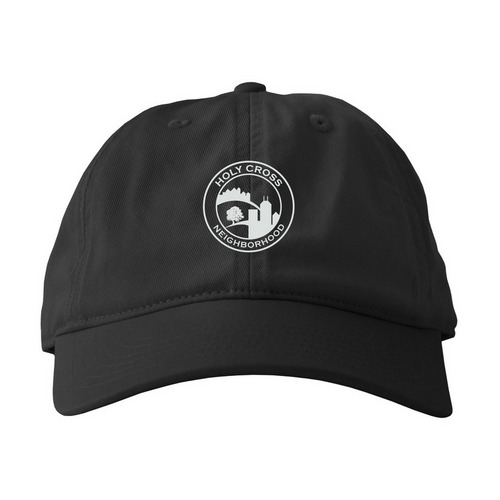 Holy Cross Neighborhood, a Black Printed Eco Baseball Cap