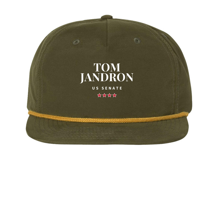 Campaign Logo Hats, a Loden/ Amber Gold Printed Umpqua Snapback Cap