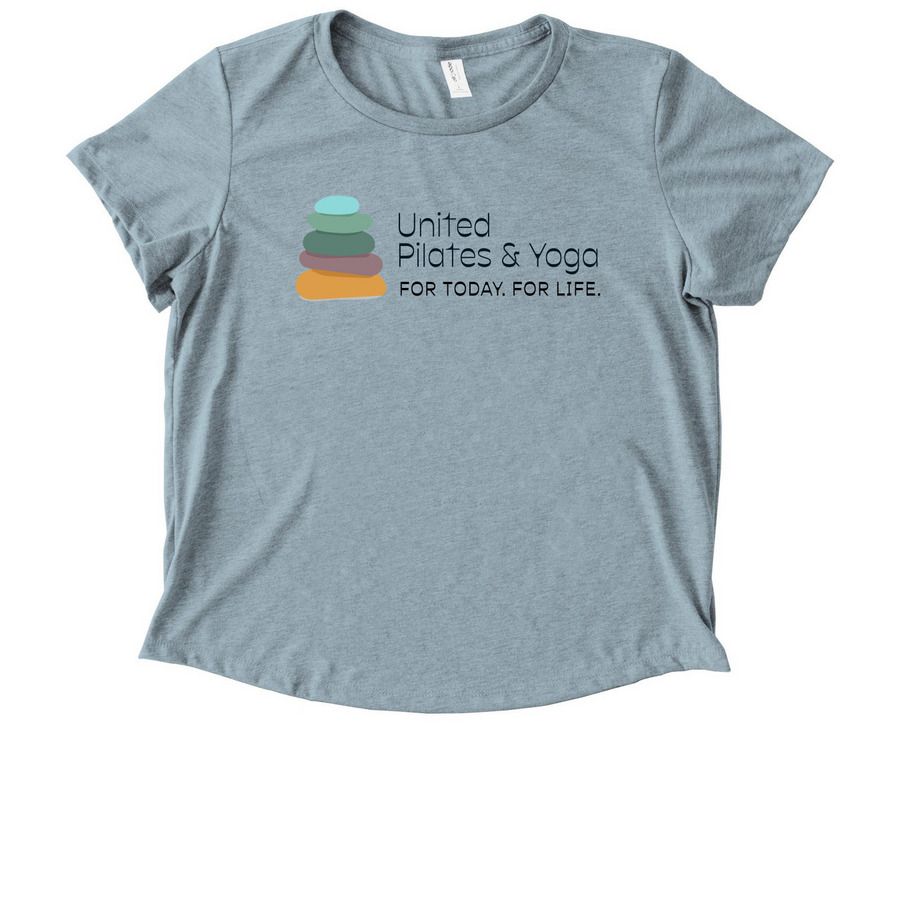 United Pilates & Yoga T-shirt&nbsp;, a I Like You Blue Allmade Eco Triblend Women?s Scoop Neck Tee
