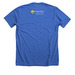 Whales Are Us, a Heather True Royal Premium Unisex Tee (back-view)