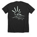 NAT.BRUT DARK TEE, a Dark Grey Heather Premium Unisex Tee (back-view)