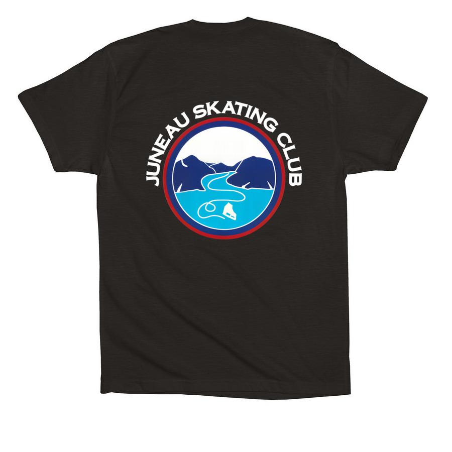 Team Fireweed, a Black Premium Cotton Tee (back-view)