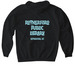 Public Library Supporter ?, a Black Gildan Softstyle Pullover Hoodie (back-view)