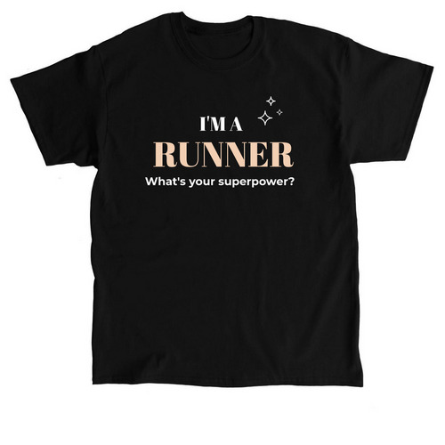 I am a runner, a Black Classic Unisex Tee