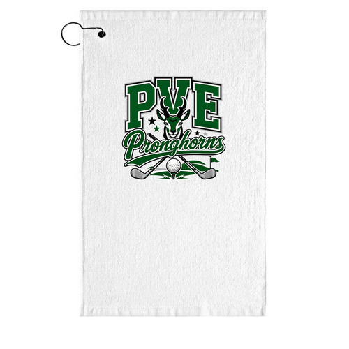 Accessories - PVE Golf Towel, a White Golf Towel