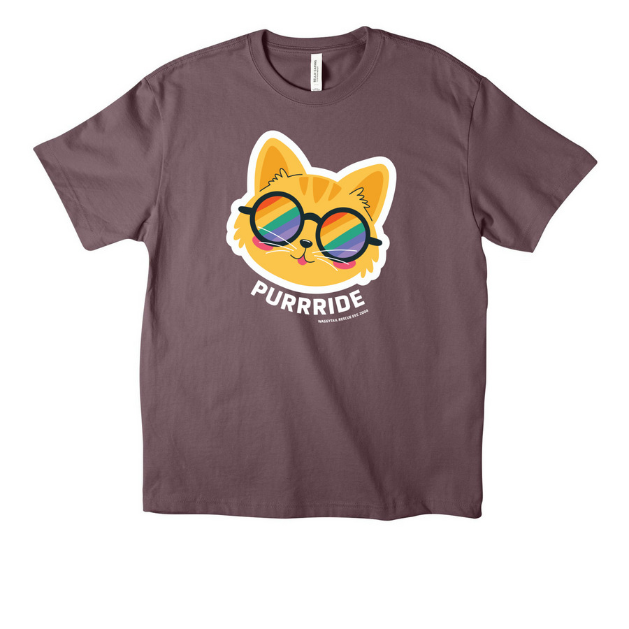 PURRRIDE, a Purple Storm Unisex Heavyweight Tee