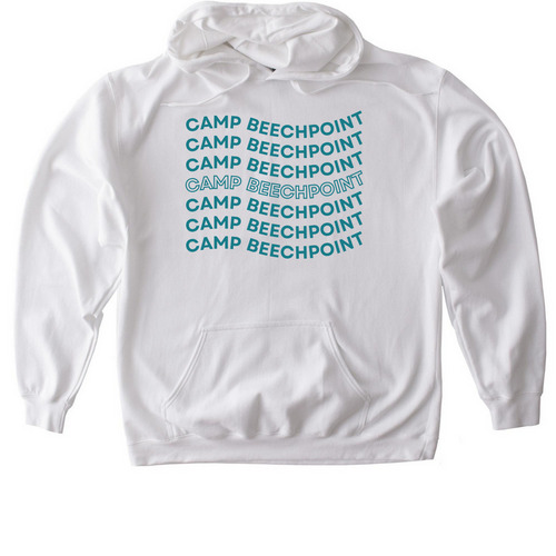 Camp Beechpoint Apparel, a White Gildan Softstyle Pullover Hoodie