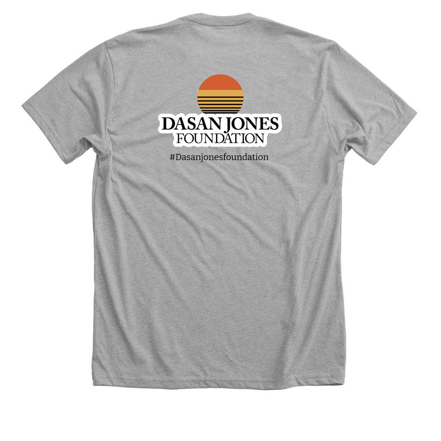 Limited Edition Birthday Design&nbsp;, a Athletic Heather Premium Unisex Tee (back-view)