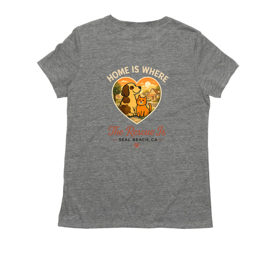 Women's Eco Triblend Tee, a Aluminum Grey Allmade Eco Triblend Women?s Tee (back-view)