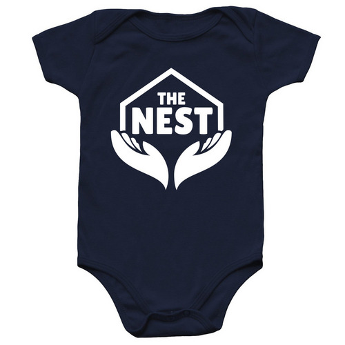 Nest Onesie, a Navy Infant Onesie