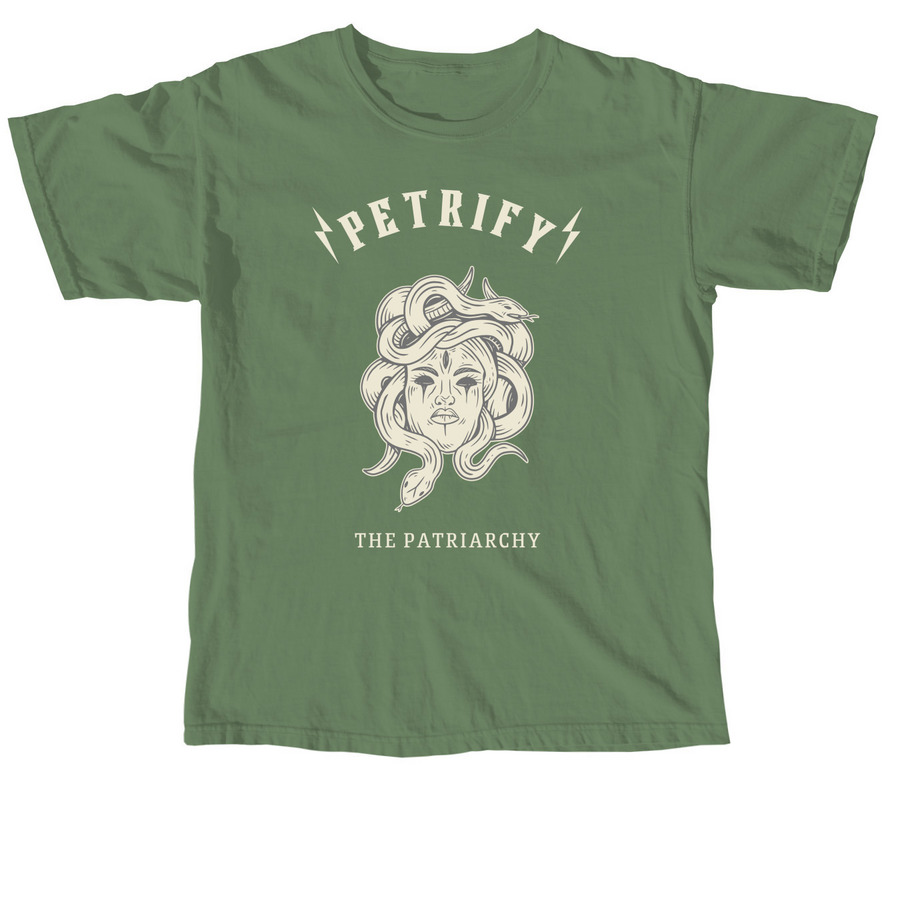 Petrify the Patriarchy, a Hemp Comfort Colors Unisex Tee