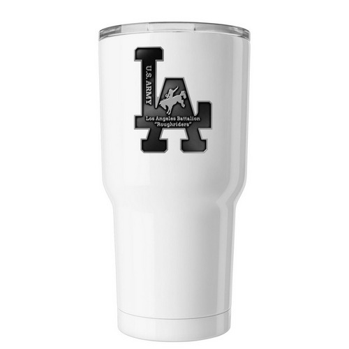 LA BN TUMBLR, a White Insulated Tumbler