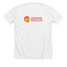 Blue Willow Beagle Tee, a Solid White Blend Premium Unisex Tee (back-view)