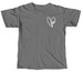 JLA Heart w/ Back Logo, a Grey Comfort Colors Unisex Tee
