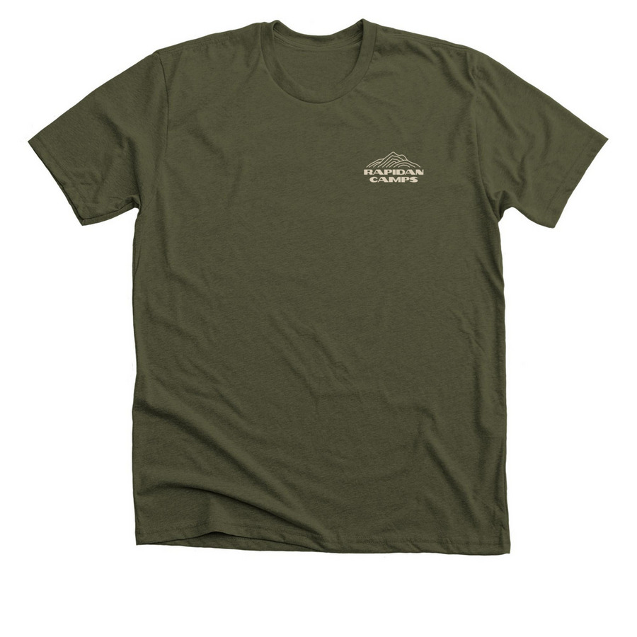 Rapidan Camps, a Heather Military Green Premium Unisex Tee