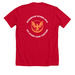 SOAR TOGETHER, a Solid Red Blend Premium Unisex Tee (back-view)