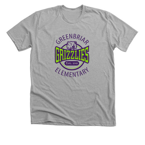 Grizzlies Spirit Shirt, a Athletic Heather Premium Unisex Tee
