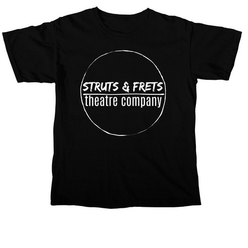 Struts & Frets Merchandise, a Black Comfort Colors Unisex Tee