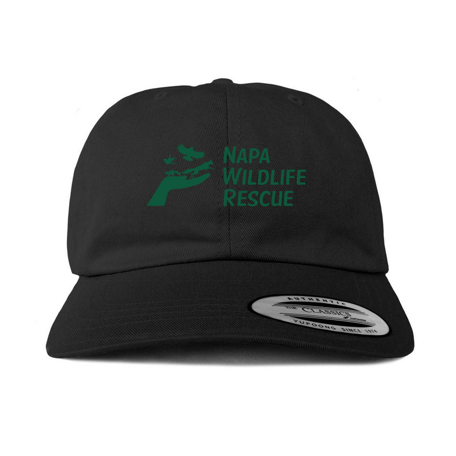 NAPA WILDLIFE RESCUE, a Black Printed Classic Baseball Cap
