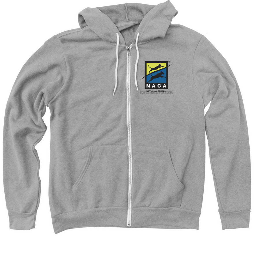 NACA Sweatshirts, a Athletic Heather Zip Up Hoodie