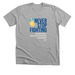 Never Stop Fighting For GM1, a Athletic Heather Premium Unisex Tee