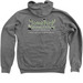 IBR Zip Hoodie and More!, a Deep Heather Zip Up Hoodie (back-view)