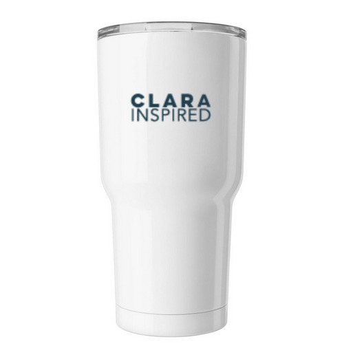 Tumblers from Clara Inspired, a White Insulated Tumbler