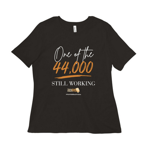 44K Anniversary, a Black Women?s Relaxed Cotton Tee