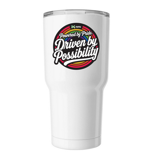 Driven by Possibility Tumbler, a White Insulated Tumbler