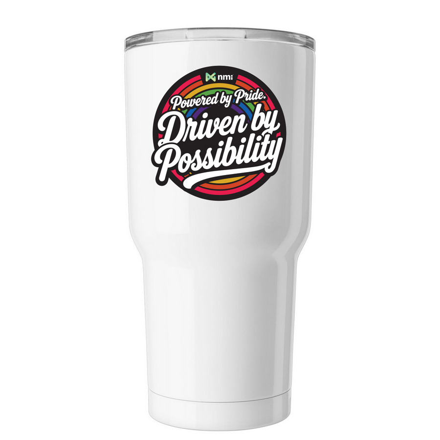 Driven by Possibility Tumbler, a White Insulated Tumbler