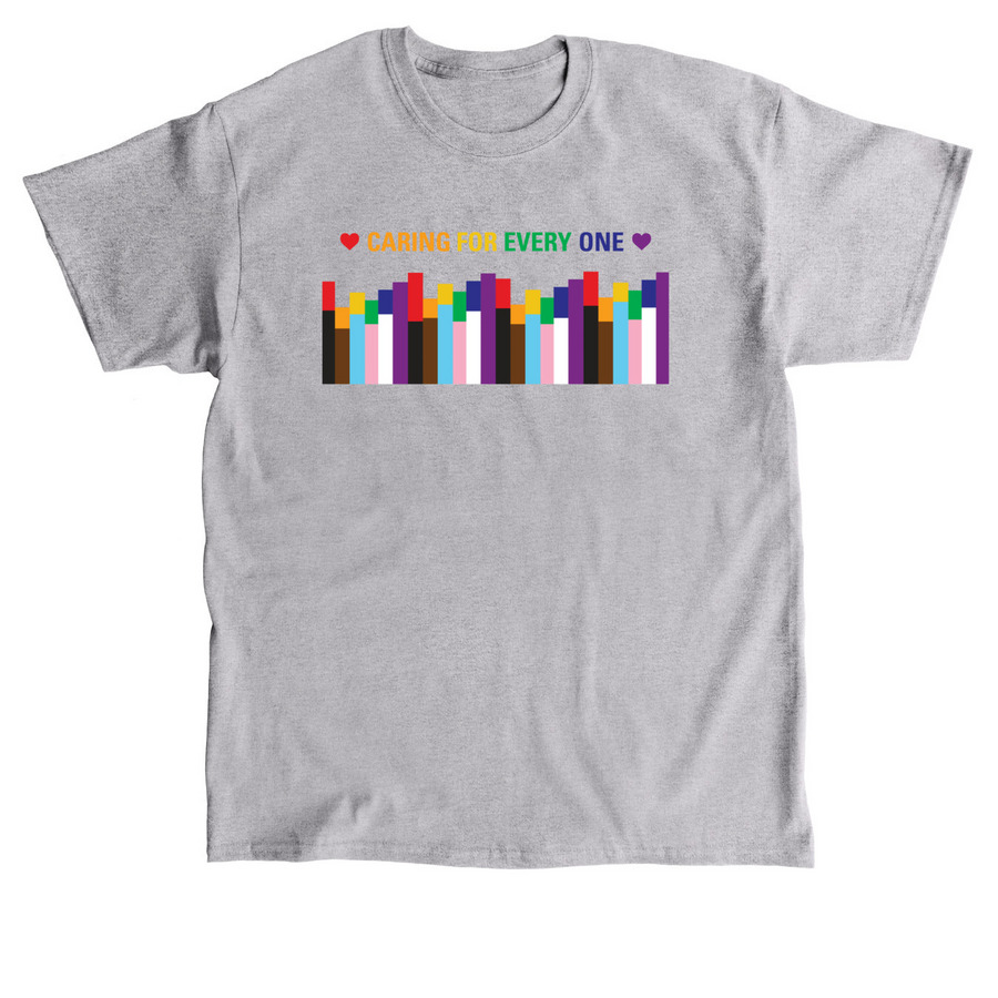 Caring For Everyone, a Sport Grey Classic Unisex Tee