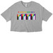 Caring For Everyone, a Athletic Heather Women?s Cropped Cotton Tee