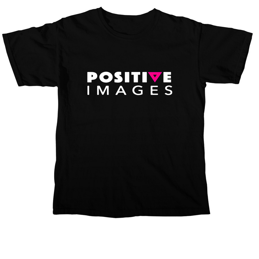 Classic Positive Images Light Logo, a Black Comfort Colors Unisex Tee
