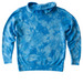 Maplewood is 75 ? Youth Tee, a Aqua Blue Youth Tie Dye Pullover Hoodie (back-view)