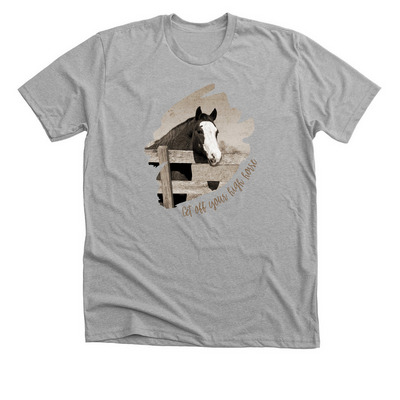 Get Off Your High Horse, a Athletic Heather Premium Unisex Tee